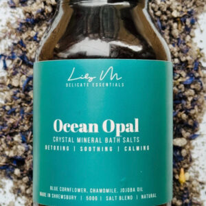 crystal mineral bath salts ocean opal