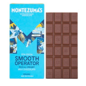 montezuma's organic milk chocolate bar