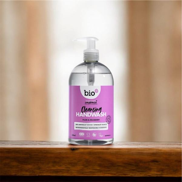bio d handwash plum & mulberry