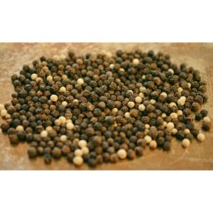black peppercorns