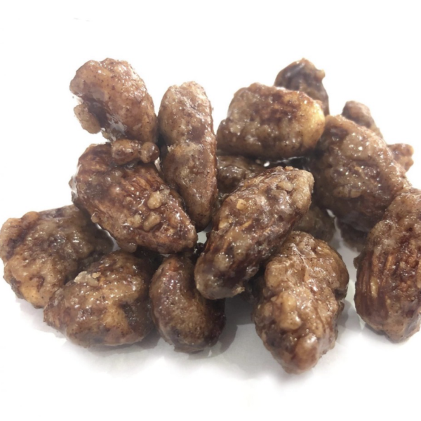 caramelised honey and cinnamon almonds
