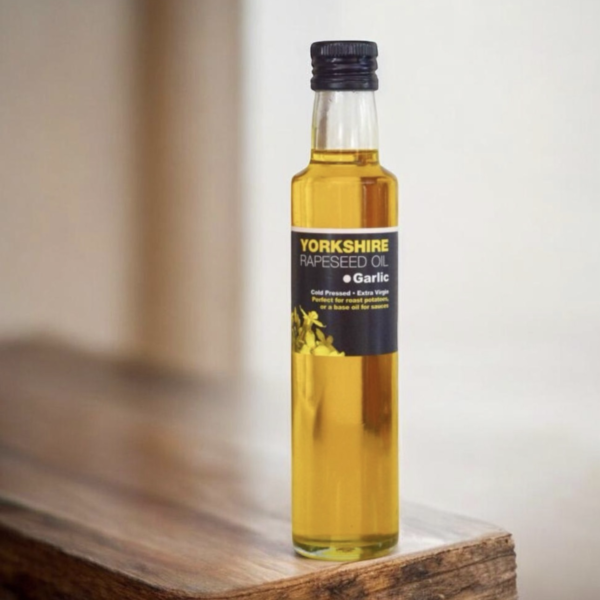 yorkshire garlic rapeseed oil cold pressed extra virgin