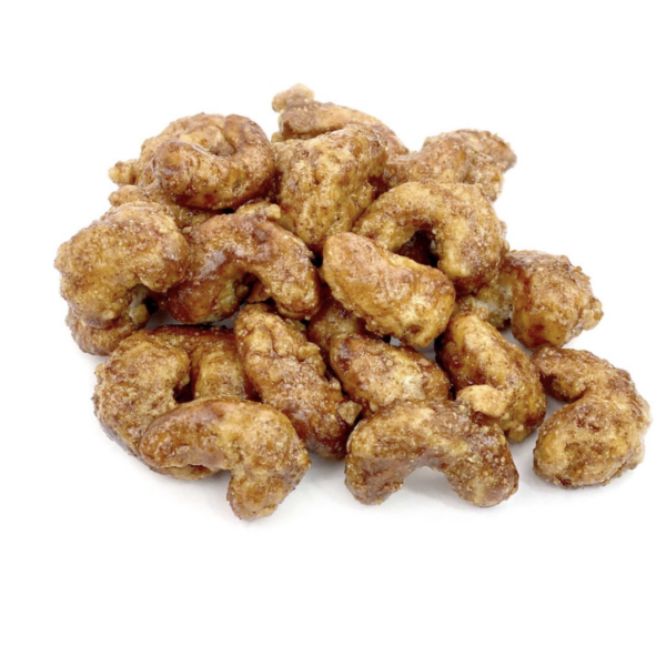 caramelised honey and cinnamon cashews
