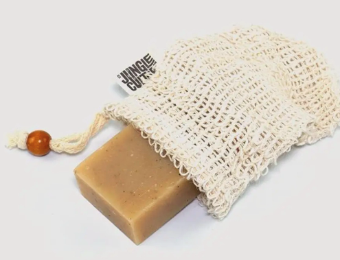 jungle culture soap exfoliating bag