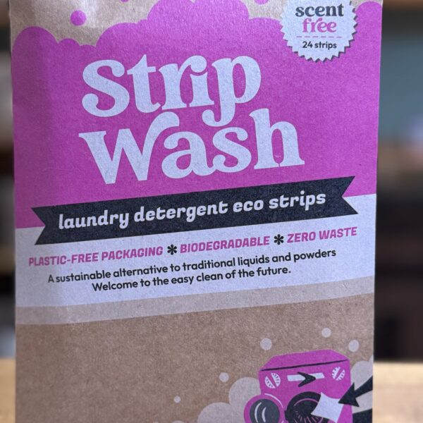 strip wash laundry detergent eco strips (24) scent free