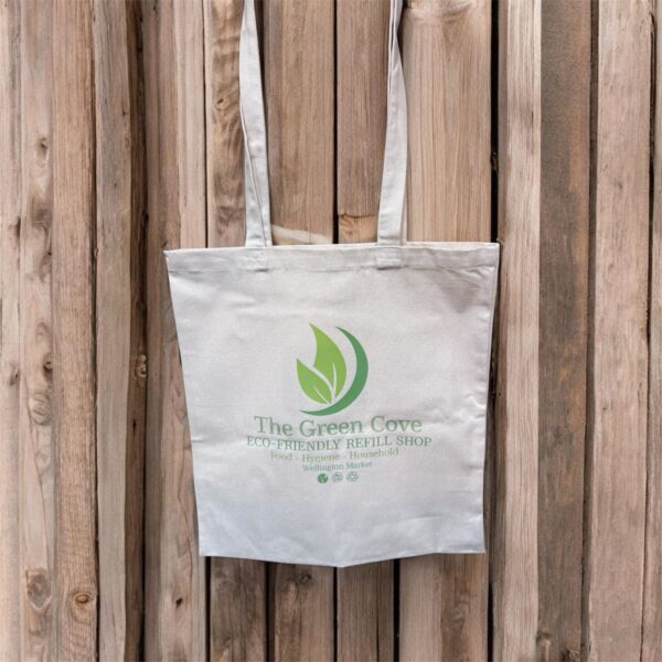 the green cove heavyweight recylced cotton tote bag